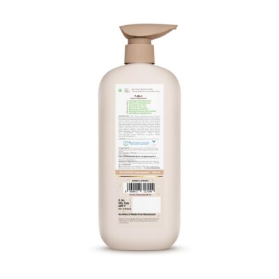 Mamaearth Rice Water Hydrating Body Lotion with Rice Water & Niacinamide for Dewy Glass Skin | 48 Hrs Moisturization | Nourishes Skin | 7in1 Total Care | 100% Natural Butter | Non Greasy Smooth Skin | 400 ml - Image 2