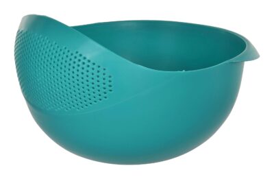 Clazkit Food Strainer Colander, Fruit Basket, Pasta Strainer, Vegetable Strainer, Kitchen Sieve, Washing Bowl, Unbreakable, (Color May Vary), Plastic - 11.3 x 18 x 24.1 Centimeters - Image 4
