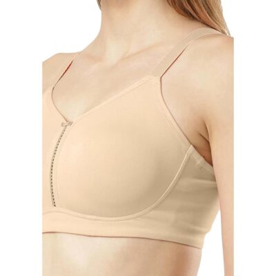 Jockey ES24 Women's Wirefree Non Padded Super Combed Cotton Elastane Stretch Full Coverage Plus Size Bra with Side Panel Support and Plush Lining Cup - Image 6