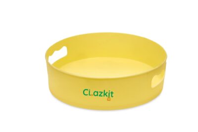 Clazkit Multi-Purpose Kitchen Storage Revolving Tray Cosmetic Organizer Rotating Tray Lazy Susan for Kitchen Cabinet Spice Rack - Image 2