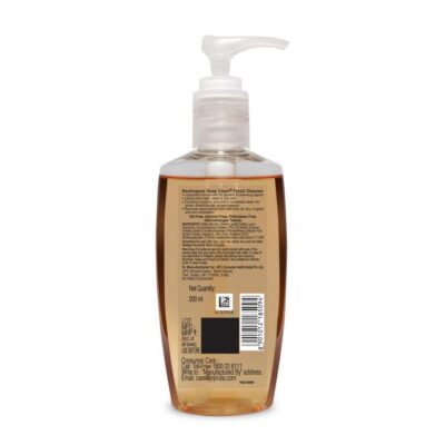 Neutrogena Deep Clean Gentle Facial Cleanser | 2x Glycerin & Cleansing Agent | Alcohol-Free | Dermatologist Tested | Normal to Oily Skin | For Men and Women | 200ml - Image 5