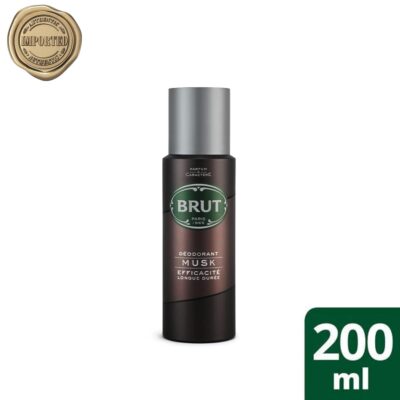 Brut Musk Deodorant Body Spray for Men, Masculine Long-Lasting Deo with Musky, Woody Fragrance, Imported (200ml) - Image 2