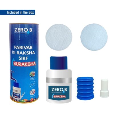 Zero B Ion Exchange Non Electrical and Portable Suraksha Dual Use Water Purifier (Cleaning and Washing), 7500 liters - Image 3