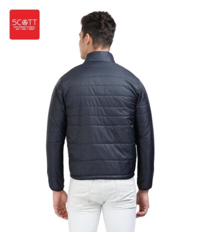 Scott International Winter Jacket for Men Bomber Jacket Mens Nylon Quilted standard length Puffer Jacket Full Sleeve Mens Jacket Monsoon Jackets for Men - Image 3