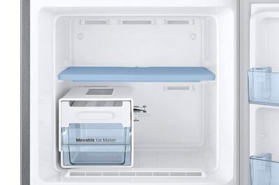 Samsung 236 L, 2 Star, Digital Inverter, Frost Free Double Door Refrigerator (RT28C3032GS/HL, Gray Silver) - Image 9
