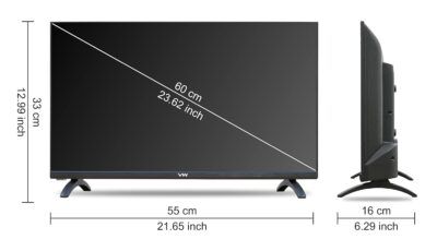 VW 60 cm (24 inches) Premium Series HD Ready LED TV VW24A (Black) - Image 4
