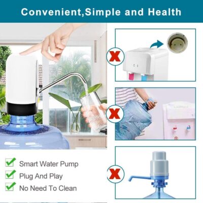 Konquer TimeS KTS Automatic Wireless Water Can Dispenser Pump for 20 Litre Bottle Can, with Low Noise & High Efficiency - Image 4