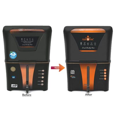 AQUA D PURE 4 in 1 Alkaline RO Waer Purifier with Goodness of Copper and RO, UV, UF, Inbuilt TDs Adjuster, Multisource Water Compatibility, Black - Image 3