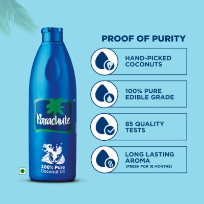 Parachute Coconut Oil - 1 L Pet Jar - Image 5