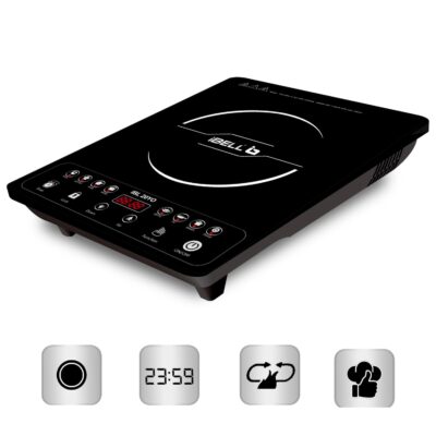 iBELL 20 YO Induction Cooktop 2000W with Full Touch Control, Auto Shut Off and over Heat Protection Black - Image 4