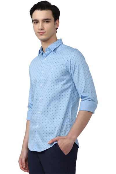 Peter England Men's Printed Slim Fit Shirt - Image 2