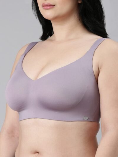 Enamor Women's Everyday Fashion Bra - Non-Padded, Non-Wired, Full Coverage, Ultra-Smooth Look and Better Hold with Cushioned Straps - Image 7