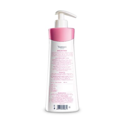 Yardley London English Rose Moisturizing Body Lotion With Germ Shield| Infused With Rose & Geranium Oil| Daily Use Hand & Body Lotion With Vitamin C & B3 For Women| 400ml - Image 3