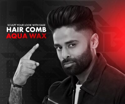 UrbanGabru Aqua Hair Wax | Hair Wax For Men Strong Hold High Shine 260 Ml | 2-In-1 Men Hair Styling Wax | Wet Look - Image 2