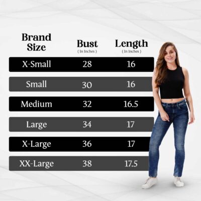 TRASA Women’s Sleeveless Rib Knitted Cotton Racer Back Tank Tops Crew Neck Crop Tops - Available Sizes - XS, S, M, L, XL,2XL - Image 6