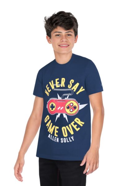 Allen Solly Boy's Graphic Print Regular Fit T-Shirt - Image 3