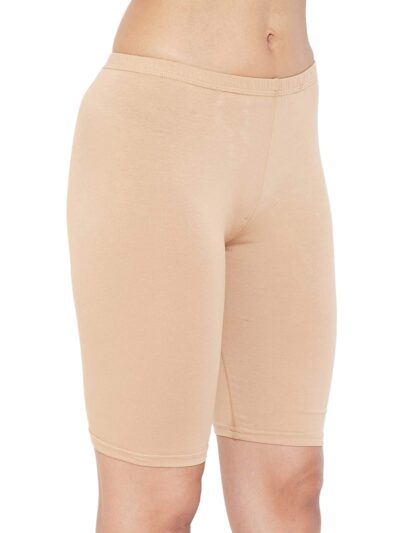 Clovia Women's Cotton Mid Waist Cycling Shorts with Inner Elastic - Image 4
