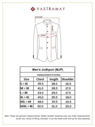 VASTRAMAY Mirror Work Embellished Viscose Jodhpuri Coat for Men – Stylish Ethnic Wear for Weddings & Special Occasions - Image 6