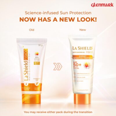 La Shield Fisico SPF 50 PA+++ Mineral Sunscreen | Water Resistant Upto 8 hours | Chemical filter free | Non-greasy | Lightweight | No White Cast | Broad spectrum | Dermatologist Prescribed | For Sensitive skin |50g - Image 2