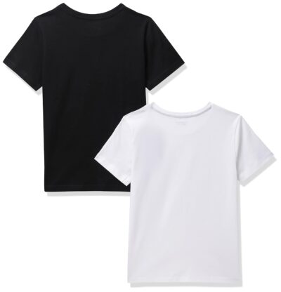 Amazon Brand - Symbol Regular Fit Boys 100% Cotton Solid Print Half Sleeves T-Shirt | Age 2-12 Years (Pack of 2) - Image 2
