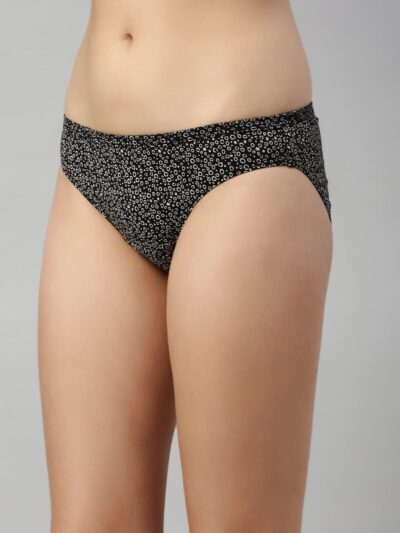 Enamor Women's Cotton Full Coverage & Low Waist Antimicrobial, Stain Release Finish Regular Graphic Bikini Style Underwear - Image 8