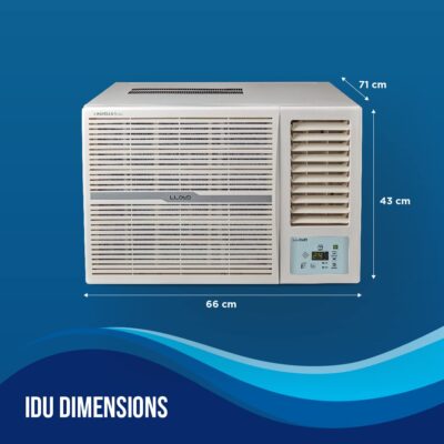 Lloyd 1.5 Ton 3 Star Fixed Speed Window Ac (Copper, White With Silver Deco Strip, GlW18C3YWSEW/XWSEW) - Image 7