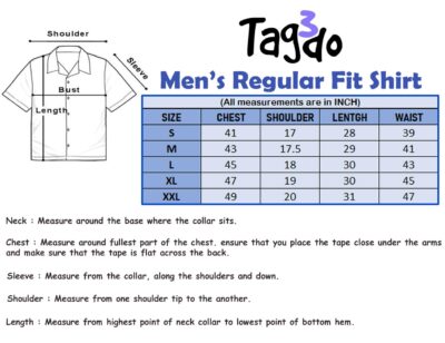 TAGDO Men's Regular Fit Casual Shirt (5171) - Image 6