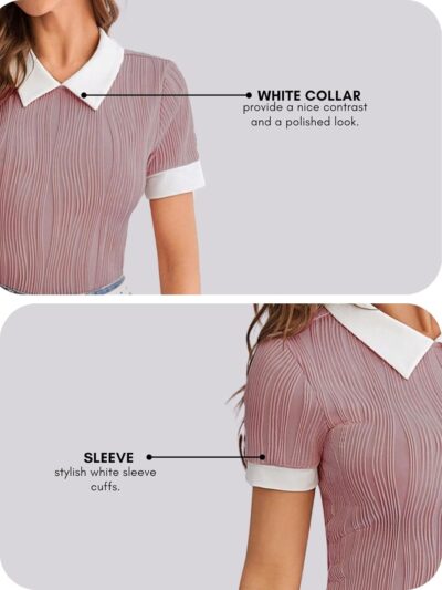 Leriya Fashion Women's Corset Regular Fit Tops | Jeans Tops for Women | Textured Fabric Tops for Women - Image 5