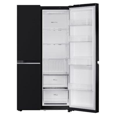 LG 655 L Frost Free Smart Inverter Double Door Side by Side Refrigerator (GL-B257HWBY, Western Black, Express Freezing | Multi Air-Flow) - Image 25