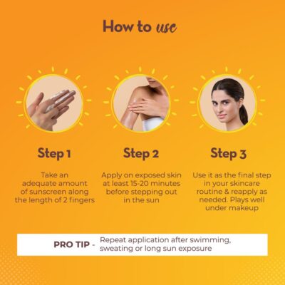 WOW Skin Science Sunscreen Gel For All Skin Types | SPF 55 PA++++ | With Glutathione & Aloe Vera Extract | Lightweight | Quick Absorbing | No White Cast | UVA & UVB Protection | 50 ml - Image 7