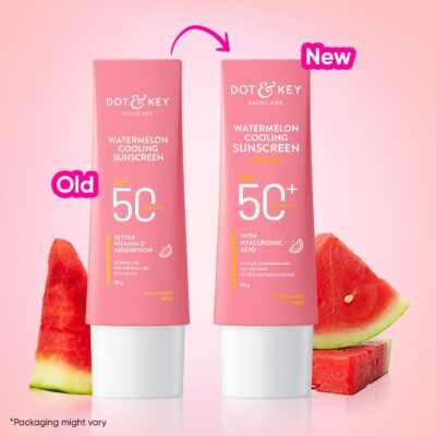 Dot & Key Watermelon Cooling Sunscreen SPF 50+ PA++++ | With Hyaluronic Acid, Instantly Cools Skin, Broad Spectrum Protection | Controls Excess Oil, Checks Tanning, No White Cast, All Skin Types | 50g - Image 9