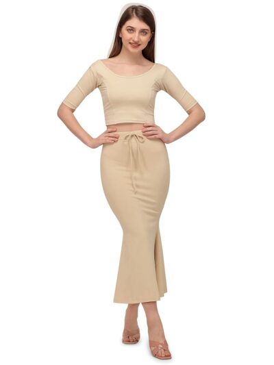 Mehrang Stretchable Saree Shapewear Petticoat for Women, Cotton Blended,Petticoat,Skirts for Women,Shape Wear Dress for Saree - Image 5