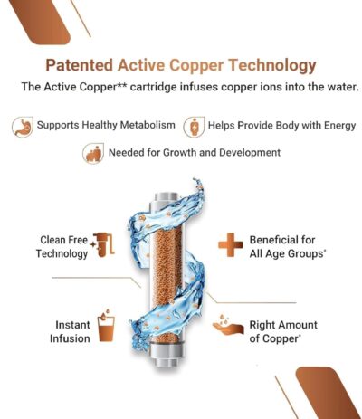 Aqua Grand Ro water Purifier RO+UV+TDS Controller+Active Copper+Alkaline+Zinc Best For home & Office 12 litter With Working UP to 3000 TDS/PPM made in India suitable for all Water - Image 5