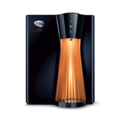 HUL Pureit RO+UV+MF+Copper+Mineral | INR 4000 Off on Exchange | 7 Stage Purification | 8L Capacity | Suitable for Borewell, Tanker & Municipal Water | Table Top | Wall Mountable | Black & Copper - Image 4