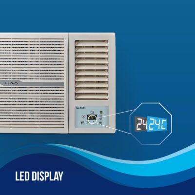 Lloyd 1.5 Ton 3 Star Fixed Speed Window Ac (Copper, White With Silver Deco Strip, GlW18C3YWSEW/XWSEW) - Image 8