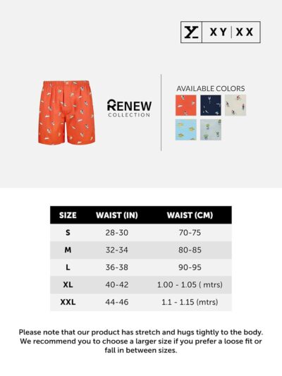 XYXX Men's Renew Super Combed Cotton Regular Fit Printed Boxer Shorts with No Marks Waistband & Dual Side Pocket (Pack of 2) - Image 4