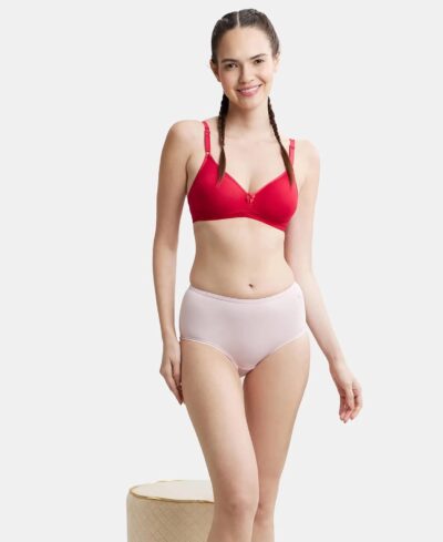 Jockey 1581 Women's Wirefree Non Padded Super Combed Cotton Elastane Stretch Medium Coverage Beginners Bra with Ultrasoft and Durable Underband - Image 5