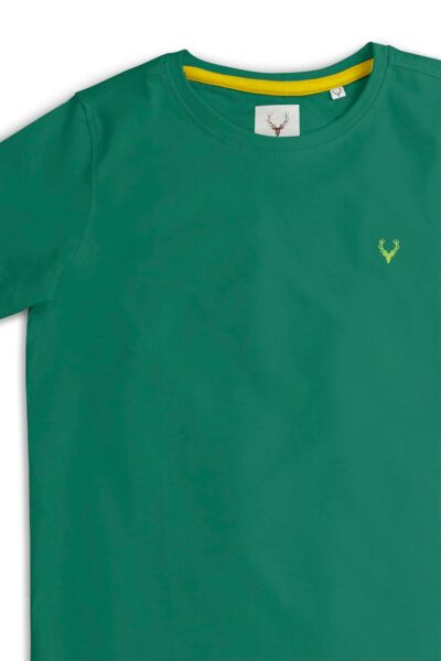 Allen Solly Boy's Solid Regular Fit T-Shirt - Image 4