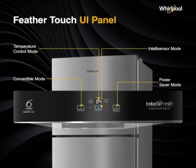 Whirlpool 431 L 2 Star IntelliFresh Convertible Inverter Frost Free Double Door Refrigerator (IF INV CNV 480 ALPHA STEEL-Z, 2S) - Image 8