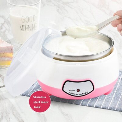 Yogurt Maker Machine, Stainless Steel Inner Container Electric Yogurt Maker, Yogurt Maker for Home Kitchen Plastic and Stainless Steel 1 Liter Atomatic Yogurt Maker Lid Kitchen Appliance - Image 8