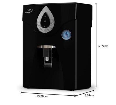 V-Guard Zenora RO UF Water Purifier | TDS up to 2000 ppm | 7 Stage Purification with World-class RO Membrane and Advanced UF Membrane | 7 Litre, Black - Image 8