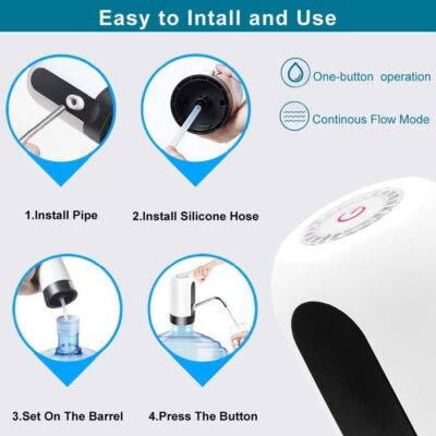 Konquer TimeS KTS Automatic Wireless Water Can Dispenser Pump for 20 Litre Bottle Can, with Low Noise & High Efficiency - Image 7