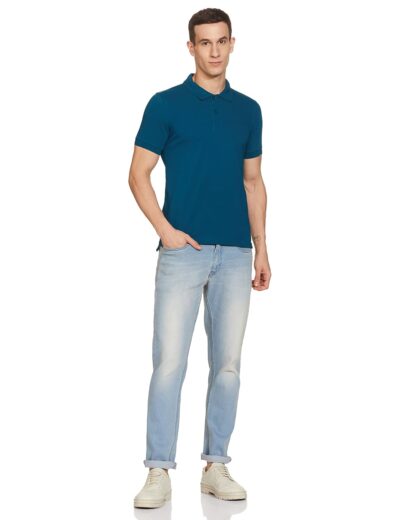 Amazon Brand - Symbol Men's Solid Cotton Rich Polo T Shirt | Collar Tshirts | Half Sleeves | Plain-Regular Fit (Available in Plus Size) - Image 8