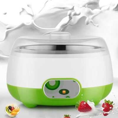 Yogurt Maker Machine, Stainless Steel Inner Container Electric Yogurt Maker, Yogurt Maker for Home Kitchen Plastic and Stainless Steel 1 Liter Atomatic Yogurt Maker Lid Kitchen Appliance - Image 3