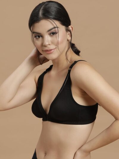 Clovia Women's Cotton Non-Padded Wire Free Casual T-Shirt Bra - Image 2