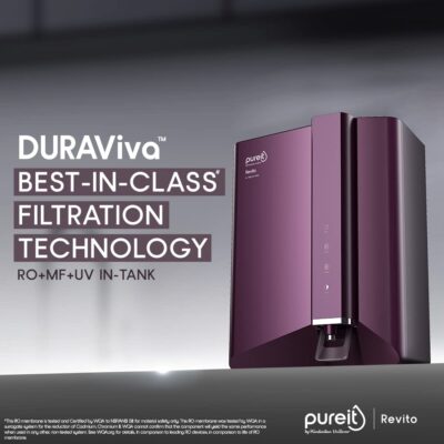 HUL Pureit Revito RO+MF+Mineral+UV in-Tank | INR 3000 Off on Exchange | 7 stage | 7L Capacity | Upto 70% Water Savings | Suitable for Borewell, Tanker & Municipal Water | DURAViva | Magenta - Image 3