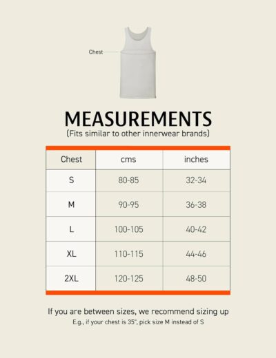 DAMENSCH Regular Fit Cotton Vest for Men | 100% Cotton Fabric, Anti-Bacterial Finish - Image 6