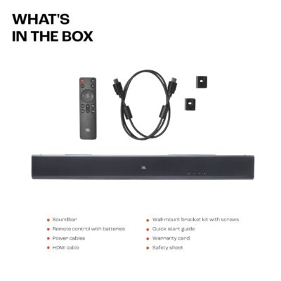 JBL Cinema SB510, Dolby Audio Soundbar with Built-in Subwoofer, 3.1 Channel, Center Channel for Superior Voice Clarity, HDMI eARC, Bluetooth & Optical Connectivity (200W) - Image 8