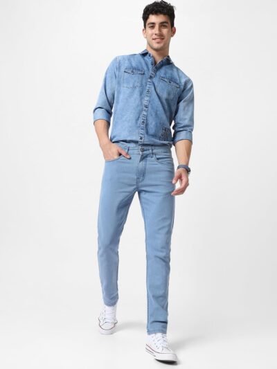 Urbano Fashion Men's Slim Fit Denim Jeans Stretchable - Image 5