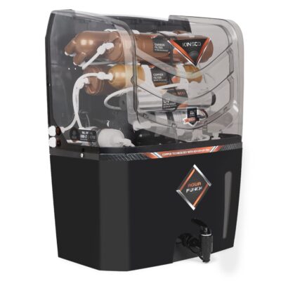Kinsco Aqua Punch 15 Litre Copper + RO + UV + UF + TDS Adjuster Pure Copper Water Purifier Dispenser Machine, Black (With Free Pre Filter) - Image 2